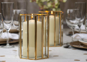 Bolsius Ivory Pillar Candles provide a smokeless glow for intimate dinners and spa nights.