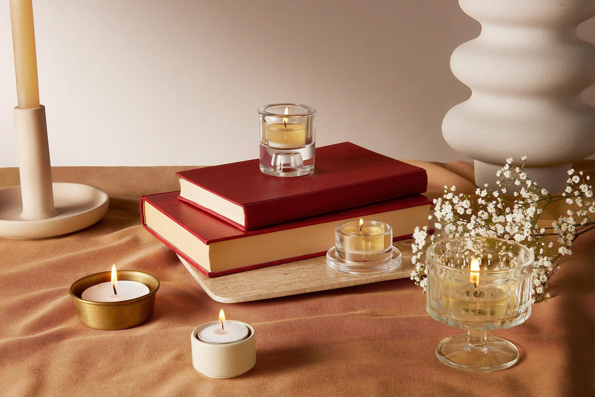 Bolsius tea lights deliver a smokeless flame for weddings and ceremonies.