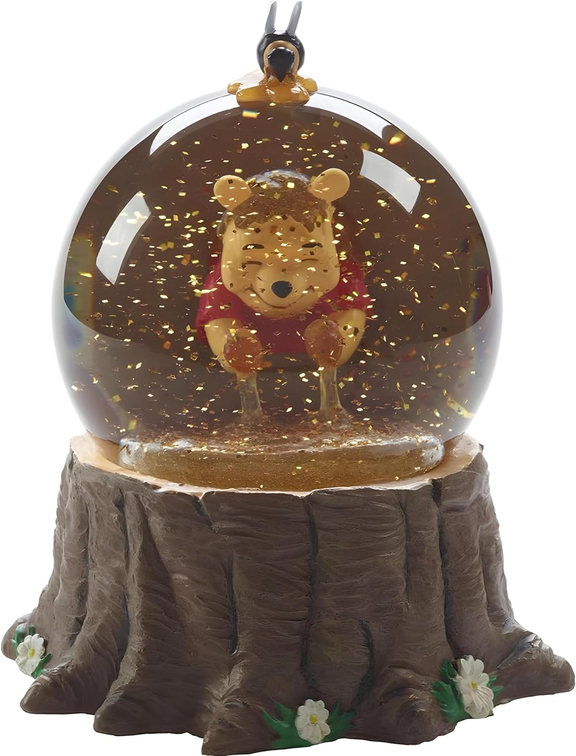 BOLTCORRSE Pooh Bear snow globe featuring honey scene, perfect focal piece at home.