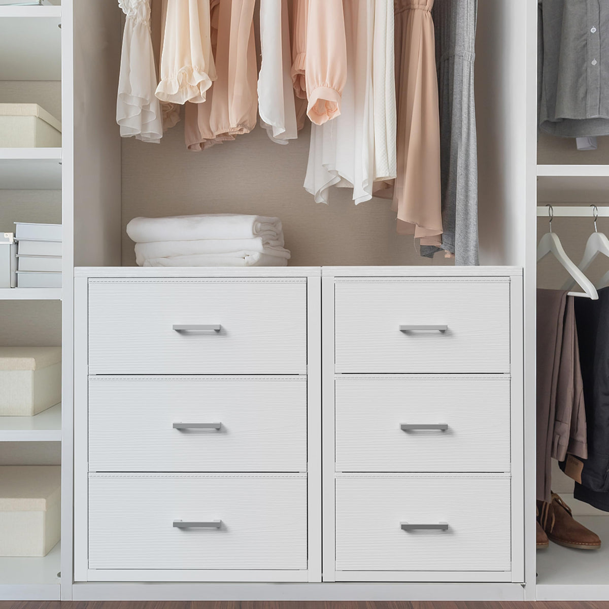 BOLUO compact storage for arts and crafts in a home office