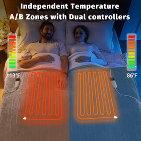 Bomova dual-control panel enables independent comfort for two sleepers.