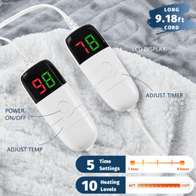 Bomova LED heat-level display helps selecting precise warmth.