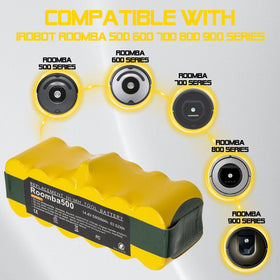CE FCC ROHS certified Bonacell Roomba replacement battery
