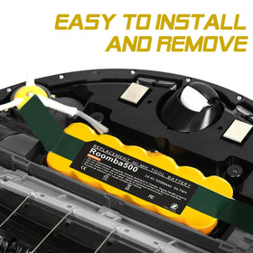 Bonacell Roomba battery runtime test showing longer power