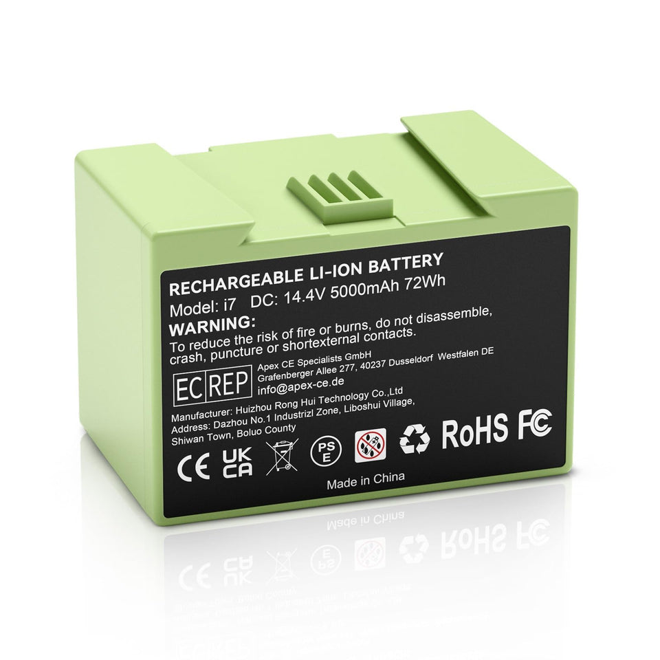 Bonadget Roomba battery for J7 series with extended runtime and easy swap