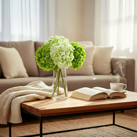 BonBloom's hydrangea leaves—3 per stem—for natural green accents.