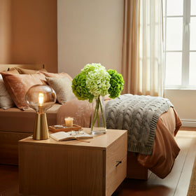BonBloom's packaging with four stems—easy transport and fluffing on arrival.
