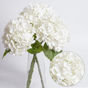 BonBloom's real-touch latex hydrangea petals resemble fresh blooms for timeless decor.