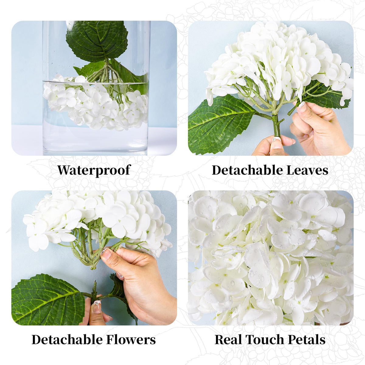 BonBloom's hydrangea for wedding centerpieces adds easy outdoor charm.
