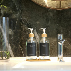BONLONG versatile dispenser set suits hand washing, dish cleaning, and moisturizing routines