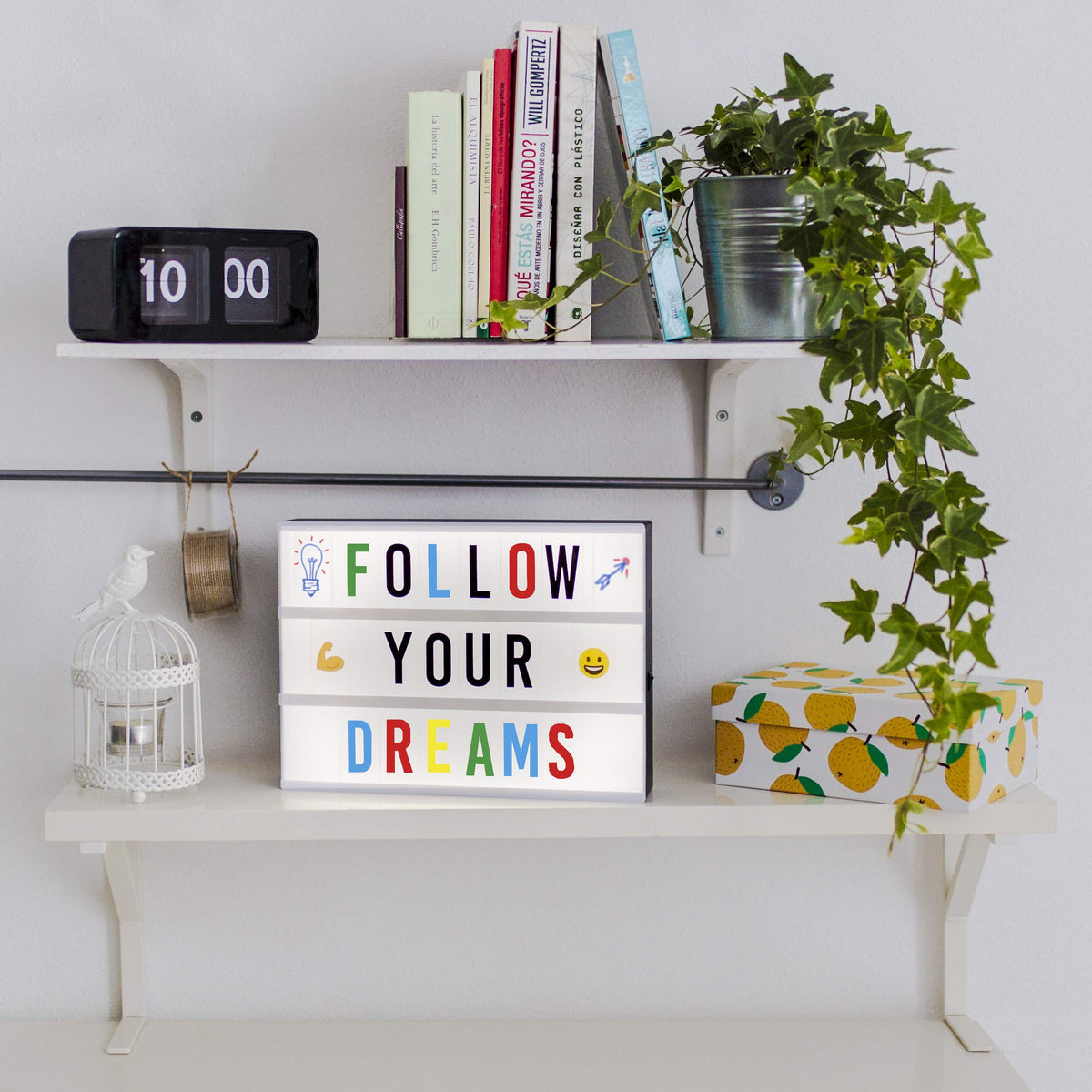 BONNYCO cinema light box retro LED glow for cozy rooms