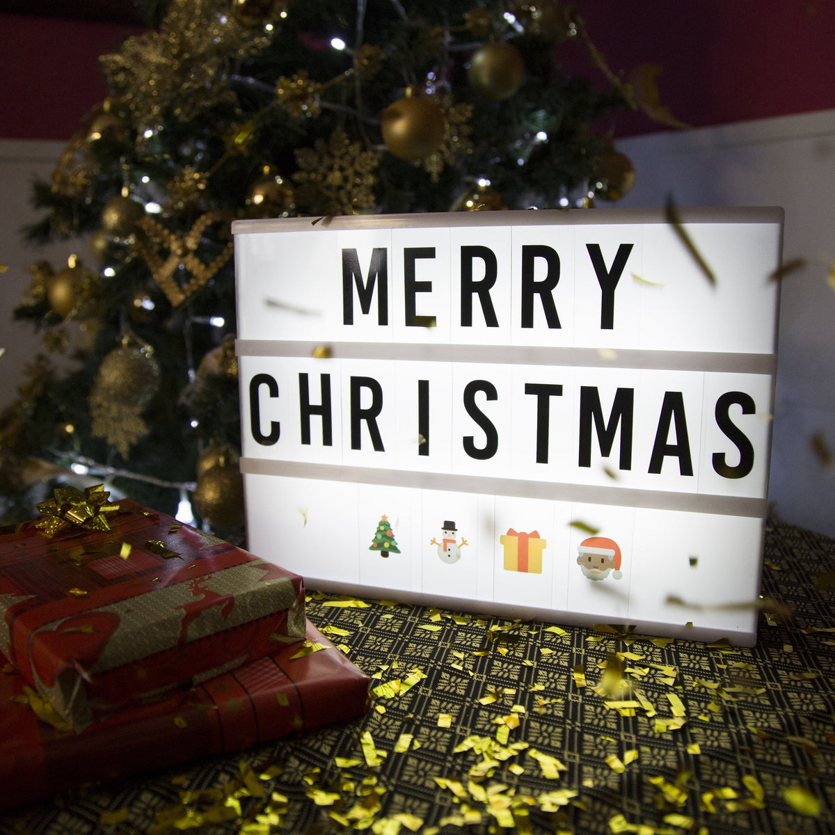 BONNYCO cinema light box on desks or shelves as decor
