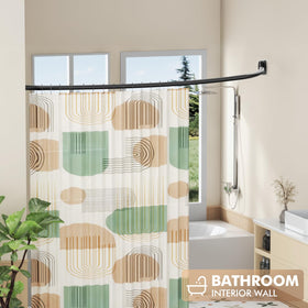 Bonpally matte black finish adds a sleek, modern bathroom look
