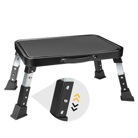 BONTEC folding step stool at 6-3 inch height for shelf access