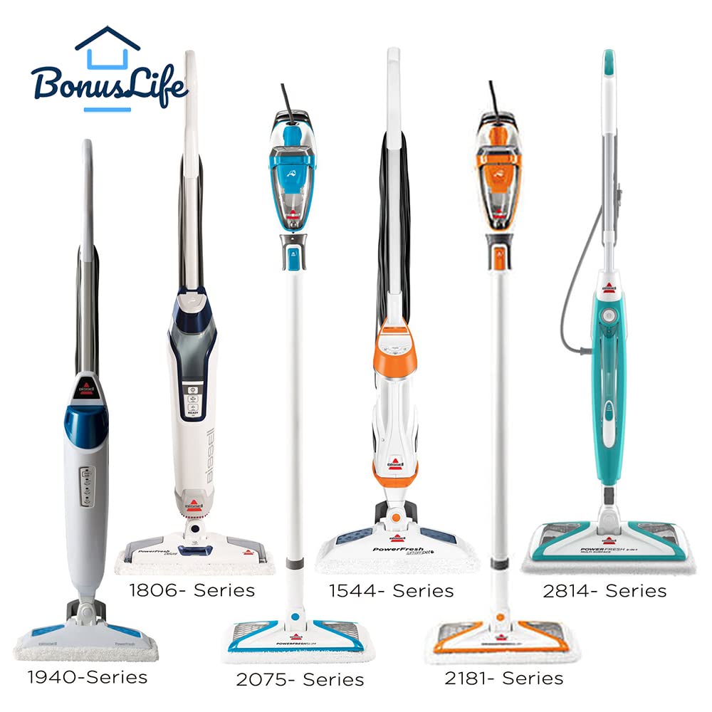Bonus Life pads with scrubbing strips tackle tough messes on kitchen floors.