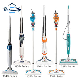 Bonus Life pads with scrubbing strips tackle tough messes on kitchen floors.