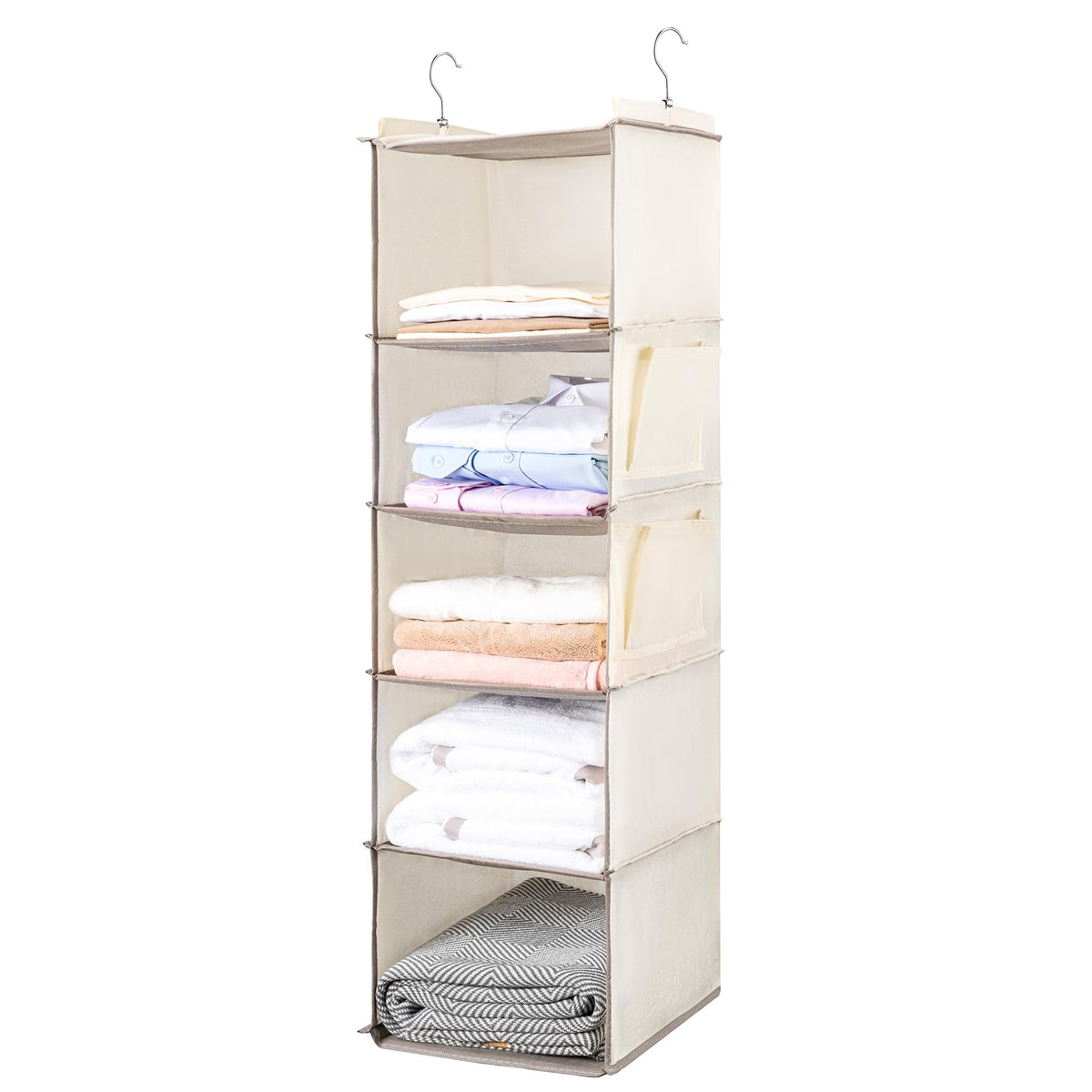 BOOMIBOO organizer features two side pockets for accessories and small items.