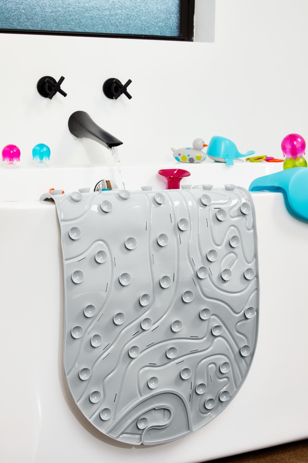 Boon Griffle BPA-free baby bath mat for safer tub time
