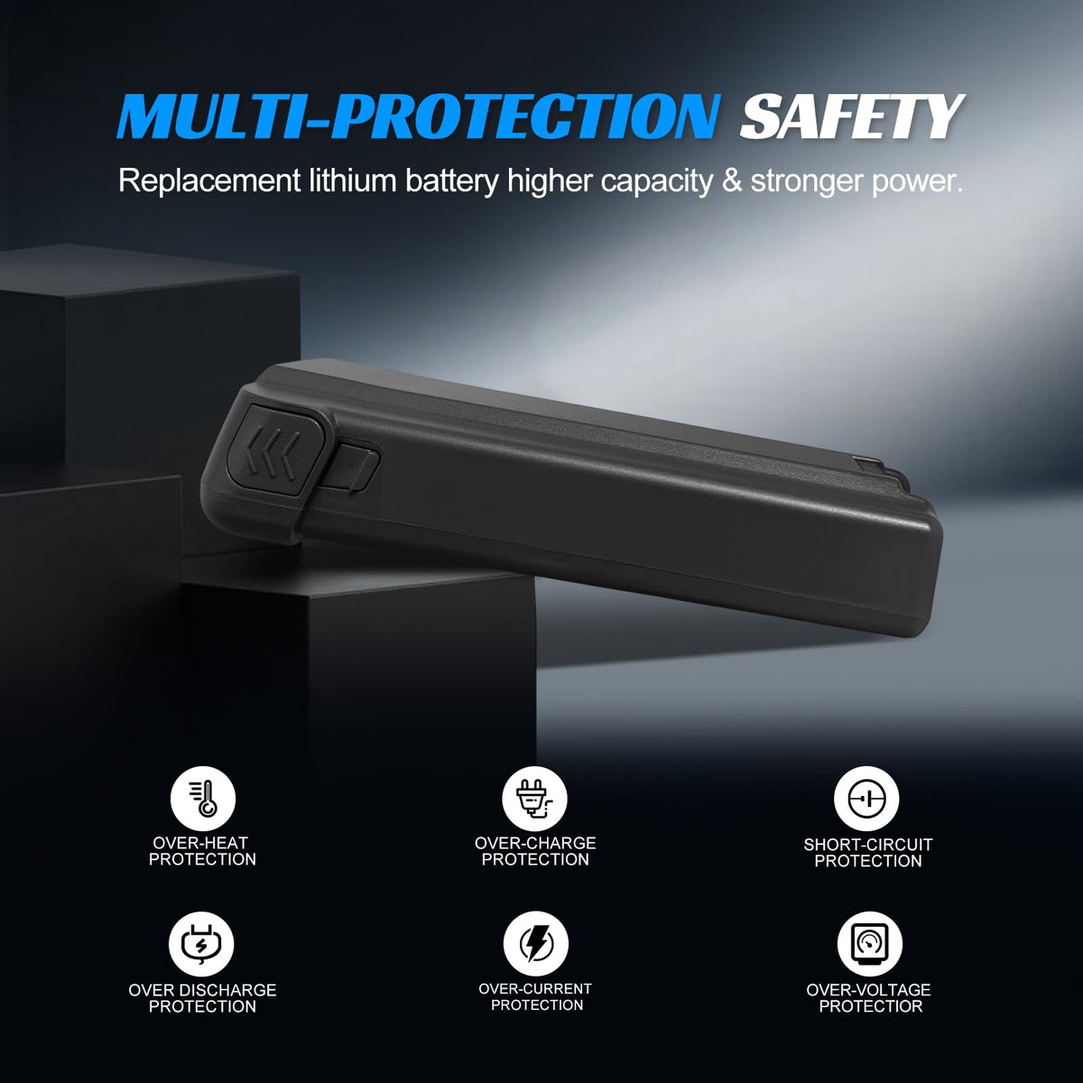 BooNer battery compatible with 4039 series allows easy tool-free replacement