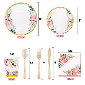 Boosolo floral spoons add handy cutlery for quick celebrations.