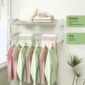 BOQORAD heavy-duty poles support up to 80 lbs for towels and garments