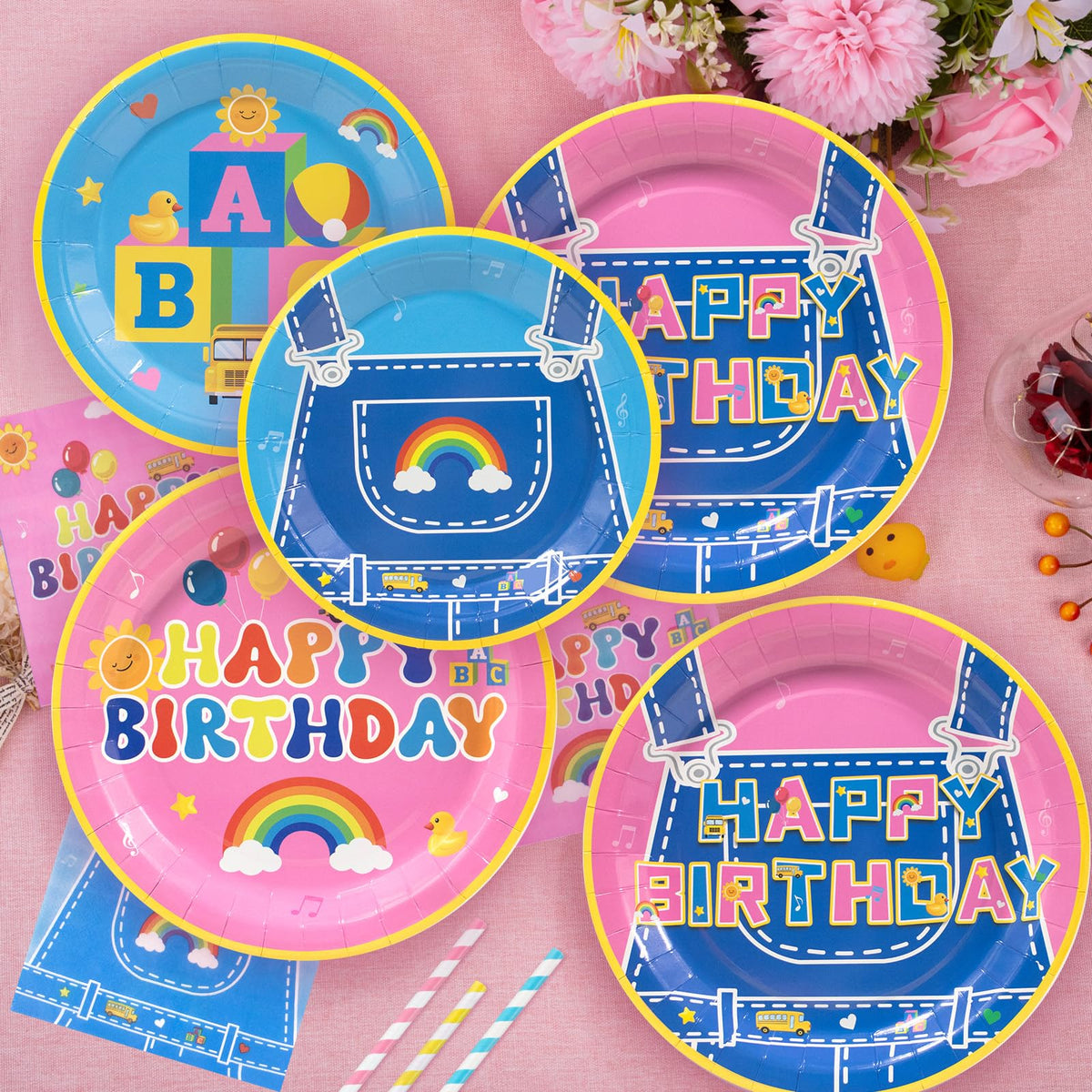 BORAENDEY balloons brighten the scene with vibrant patterns