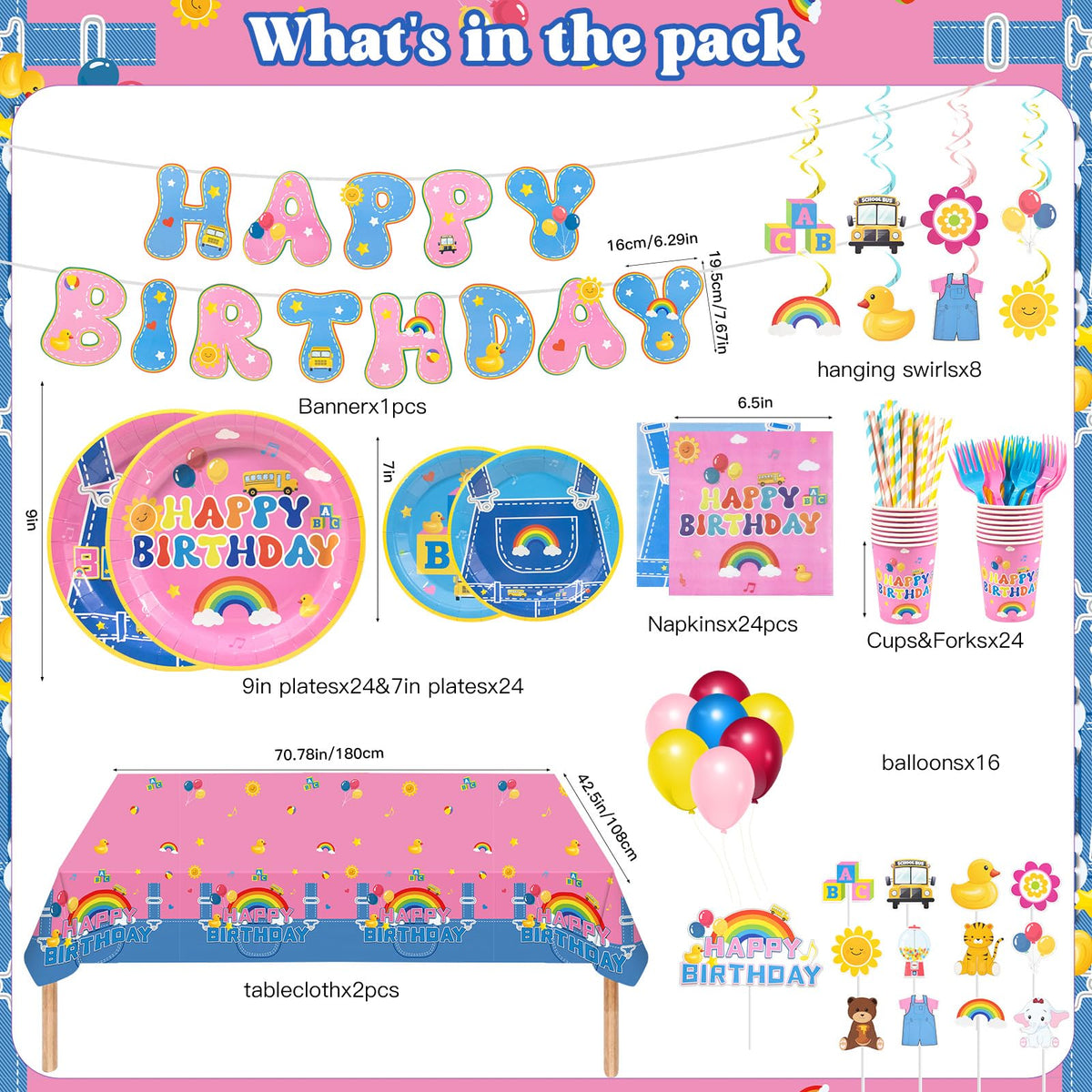 BORAENDEY tablecloth coordinates party decor and simplifies cleanup after