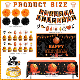 BORAMDO balloon arch kit with banner for vibrant sports decor.