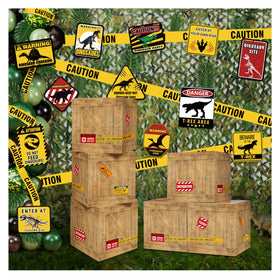 BORAMDO Jurassic centerpieces boxes provide dramatic focal points for any party.