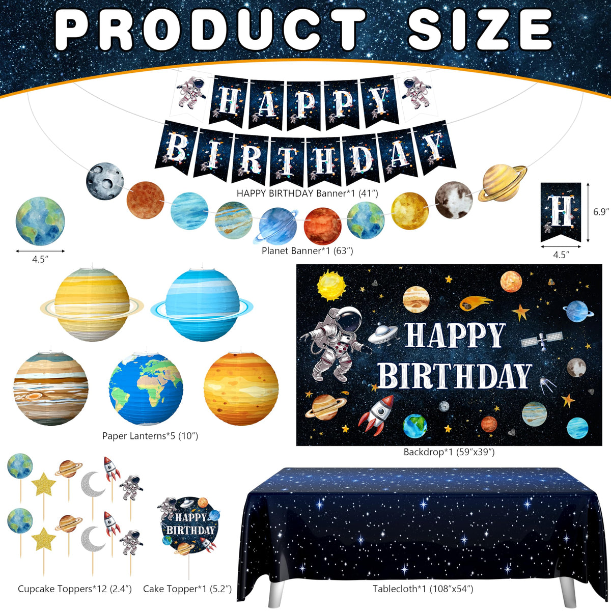 BORAMDO rocket foil balloon creates a striking space-themed focal point.