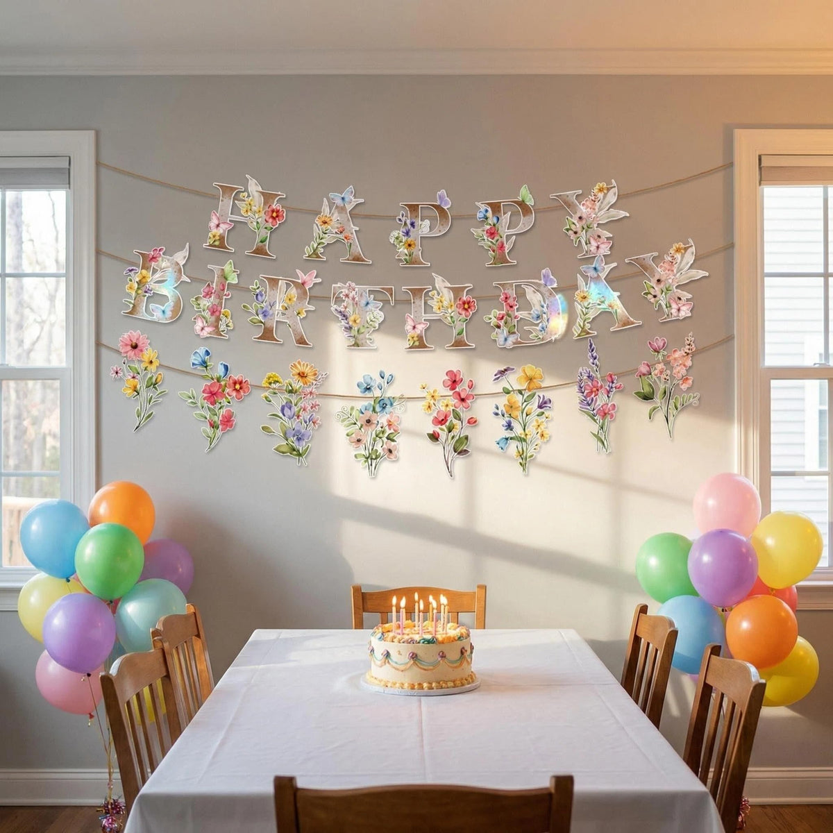 BORAMDO wildflower cups provide sturdy sipping for guests at a sunny party.