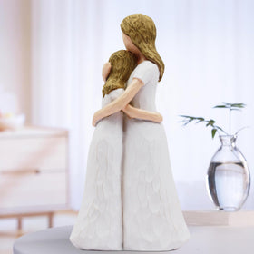 BORLESTA 5-7-Inch Mom Daughter Statue compact display on shelf