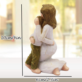 BORLESTA resin birthday figurine, durable keepsake for home decor.