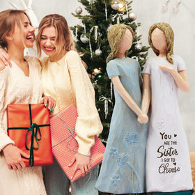 BORLESTA hand-painted figure makes a thoughtful sister or friend gift.