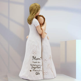 BORLESTA Hand-painted Resin Mom Daughter durable gift idea for mom