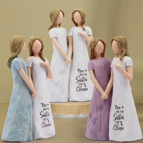 BORLESTA friendship figurine adds warmth to home décor and daily reminders of friendship.