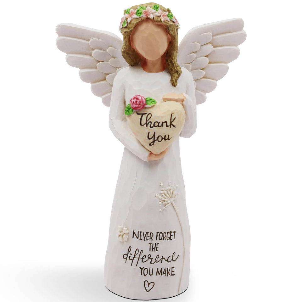 BORLESTA Thank You angel in gift box, ready for gifting to a teacher