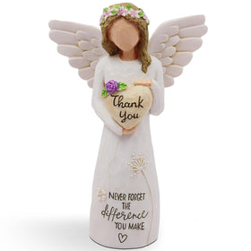 BORLESTA thank you angel statue with engraving for lasting appreciation and decor