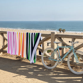 Bornbay beach chair towel keeps you comfortable at the water edge