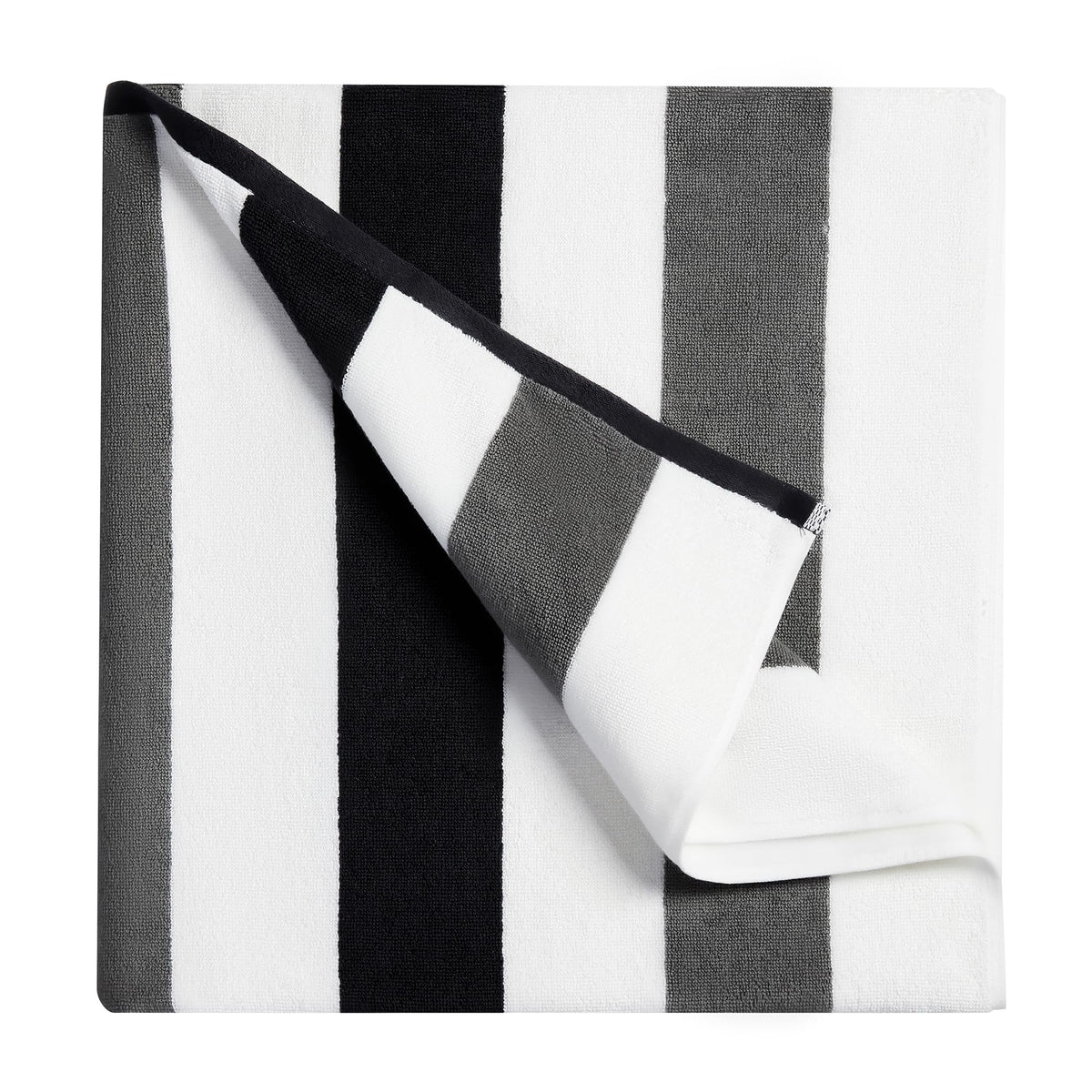 Bornbay oversized beach towel 40x70 in charcoal gray for sand lounging