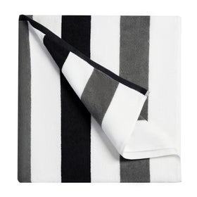 Bornbay oversized beach towel 40x70 in charcoal gray for sand lounging