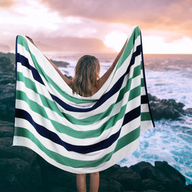 Bornbay plush cotton towel highlights 500GSM softness and quick-dry performance.
