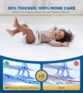 Bosane hypoallergenic bamboo fiber cover delivers ultra-soft comfort and odor-wicking protection.