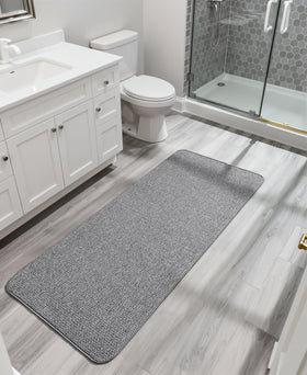 Bosap 17x59 inch mat in bathroom for high-traffic areas