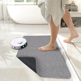 Bosap bath mat designed for bathroom and hallway use with safety in mind