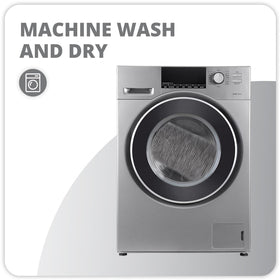Bosap dark grey, low-pile mat blends with decor and dries fast