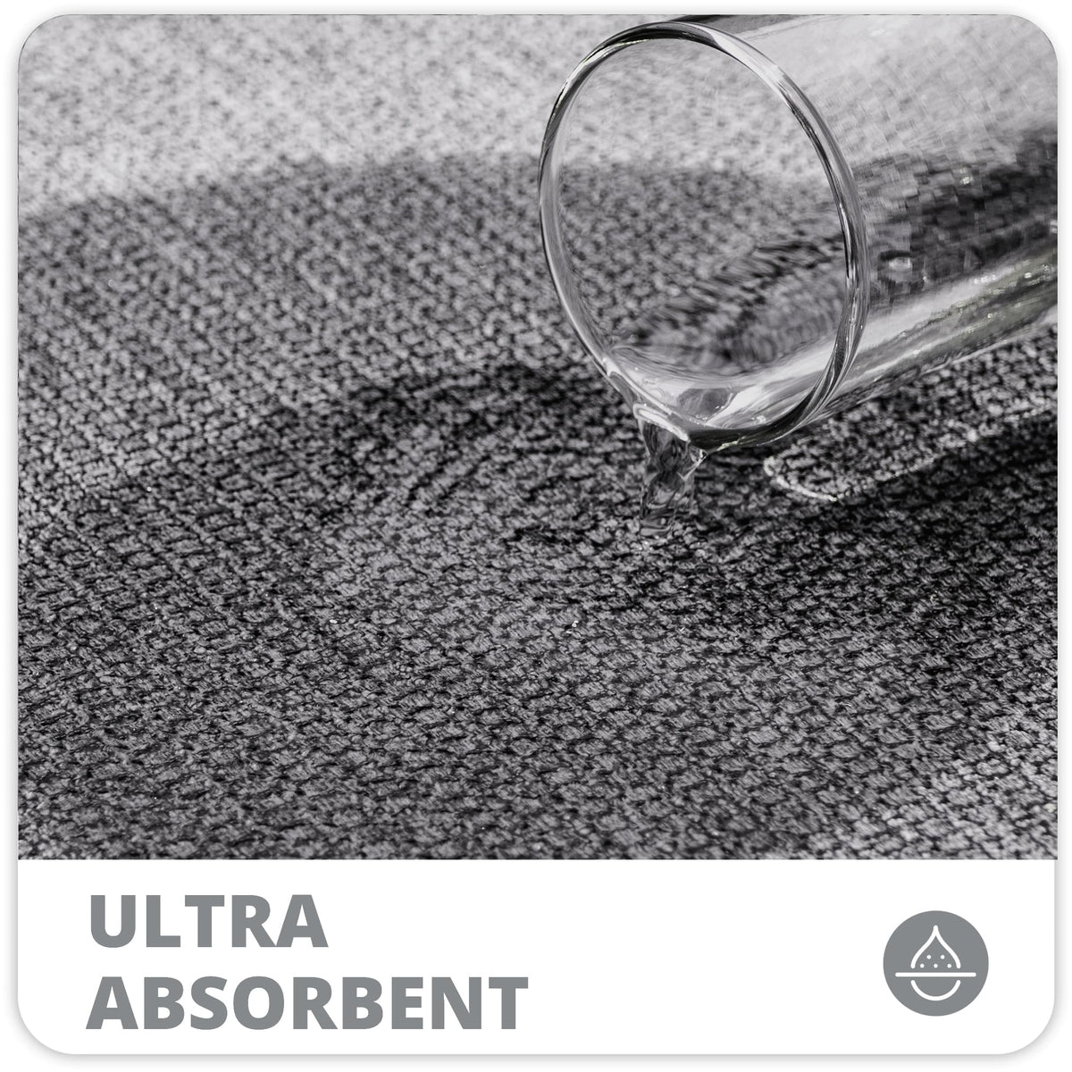Bosap bath mat with rubber backing demonstrates secure grip on wet tiles.