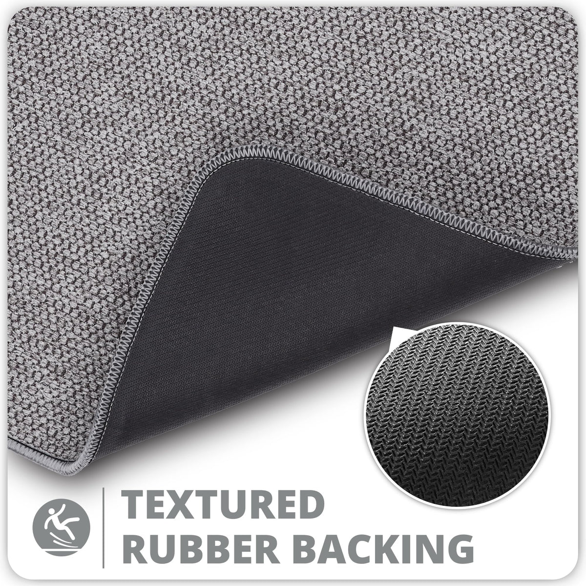 Bosap easy-care bath mat machine washable for simple cleaning.