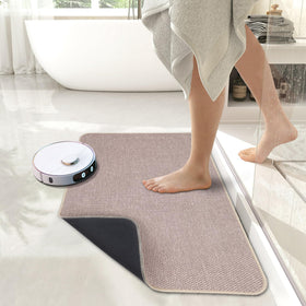 Bosap versatile bath mat suits bathrooms, kitchens, and entryways in homes.