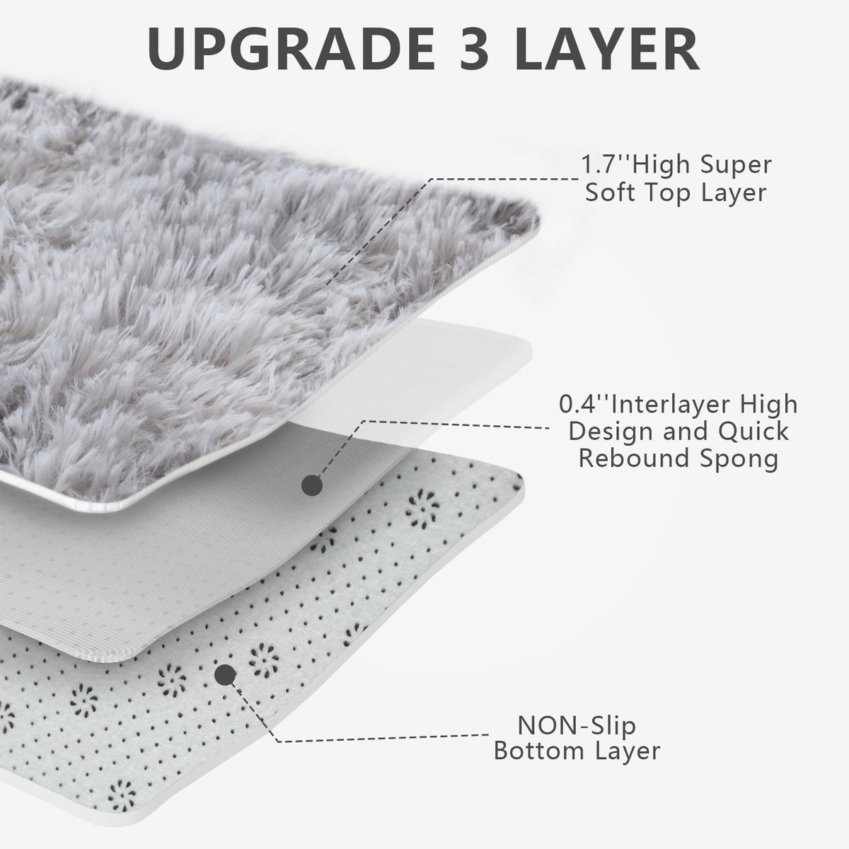 Boshengya kids nursery rug soft surface ideal for playful spaces.
